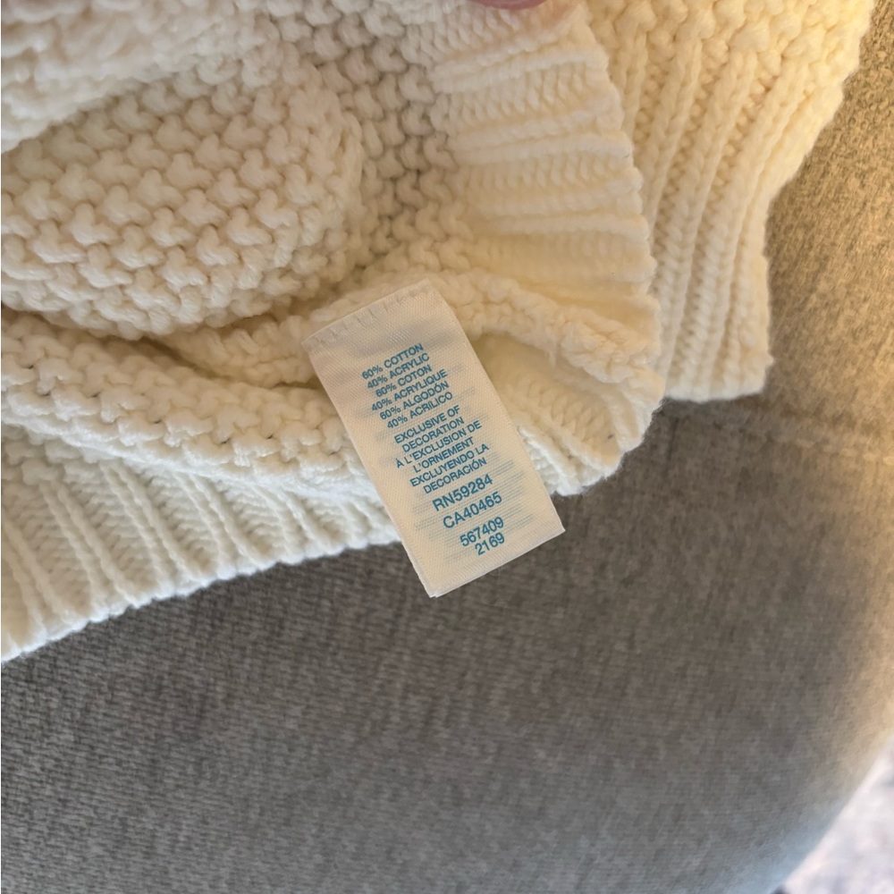 The Children’s Place Cream Knit Baby Cardigan - Picture 5 of 5